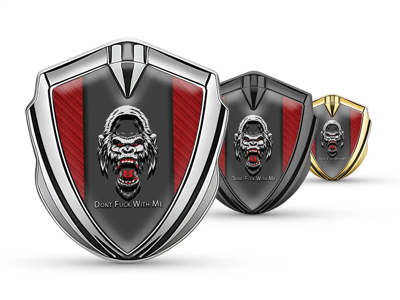 Metal Emblem Badge Minimal Style Luxury Look
